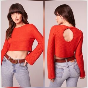 Band Of The Free Alize Long Sleeve Crop Top